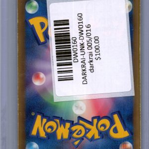 Darkrai 005/016, Japanese Singles Pokemon card - alternate view