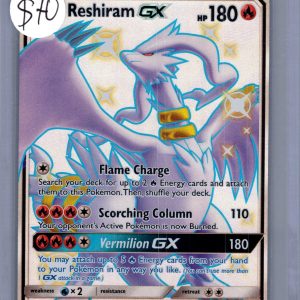 Reshiram GX SV51/SV94, Hidden Fates Pokemon card