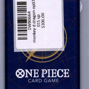 Monkey.D.Dragon SP OP07-015 SR Alt Art, OP07 One Piece trading card - alternate view