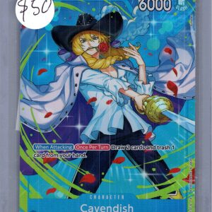 Cavendish OP10-045 R Alt Art, OP10 One Piece trading card