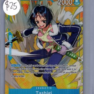 Tashigi OP06-050 R Alt Art, OP06 One Piece trading card