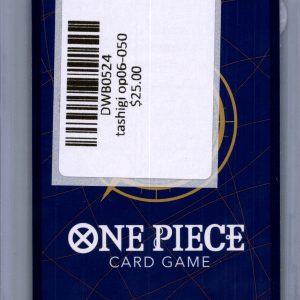 Tashigi OP06-050 R Alt Art, OP06 One Piece trading card - alternate view