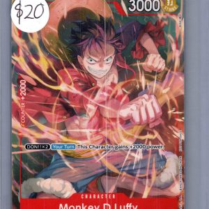 Monkey.D.Luffy P-006 P, P One Piece trading card