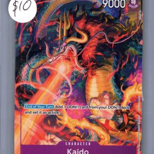 Kaido P-010 P, P One Piece trading card
