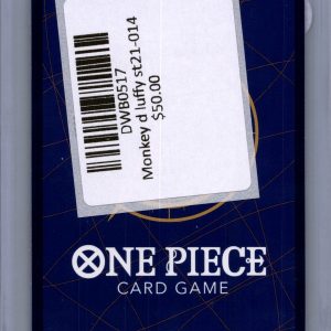 Monkey.D.Luffy ST21-014 SR Alt Art, ST21 One Piece trading card - alternate view