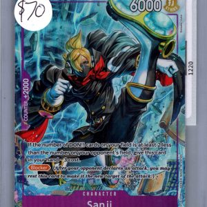Sanji OP07-064 SR Alt Art, OP07 One Piece trading card