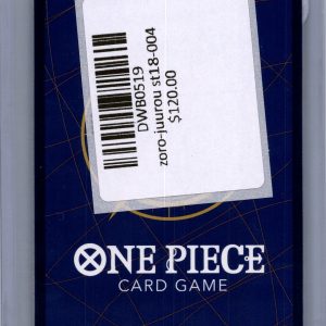 Zoro-Juurou TR ST18-004 SR, ST18 One Piece trading card - alternate view