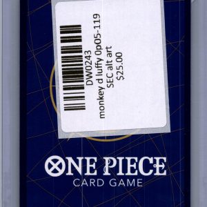 Monkey.D.Luffy OP05-119 SEC, OP05 One Piece trading card - alternate view