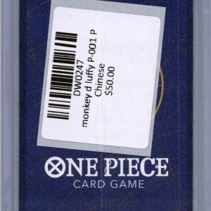 Monkey.D.Luffy P-001 P, Chinese One Piece One Piece trading card - alternate view