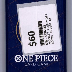 Monkey.D.Luffy OP14-013 SR Alt Art, OP14 One Piece trading card - alternate view