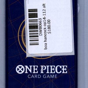 Boa Hancock OP14-112 SR Alt Art, OP14 One Piece trading card - alternate view