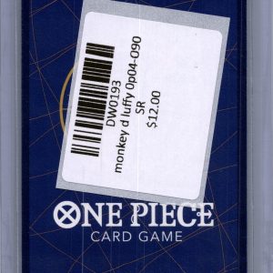 Monkey.D.Luffy OP04-090 SR, OP04 One Piece trading card - alternate view
