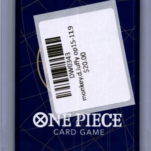 Monkey.D.Luffy OP15-119 SEC, Japanese One Piece One Piece trading card - alternate view