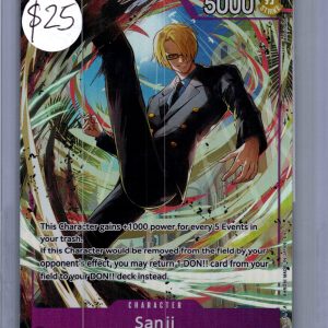 Sanji OP12-070 R Alt Art, OP12 One Piece trading card
