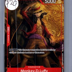 Monkey.D.Luffy P-007 P, P One Piece trading card