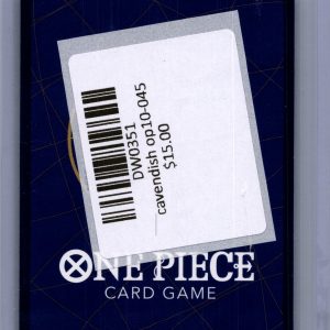 Cavendish OP10-045 R, OP10 One Piece trading card - alternate view