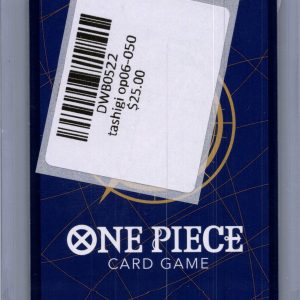 Tashigi OP06-050 R Alt Art, OP06 One Piece trading card - alternate view