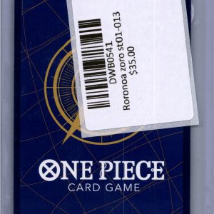 Roronoa Zoro ST01-013 SR, ST01 One Piece trading card - alternate view