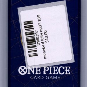 Monkey.D.Luffy OP07-109 SR, OP07 One Piece trading card - alternate view