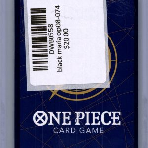 Black Maria OP08-074 SR Alt Art, OP08 One Piece trading card - alternate view