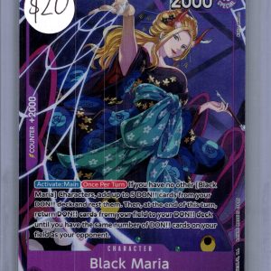 Black Maria OP08-074 SR Alt Art, OP08 One Piece trading card