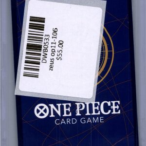 Zeus OP11-106 R Alt Art, OP11 One Piece trading card - alternate view