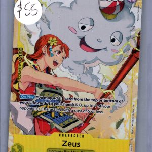Zeus OP11-106 R Alt Art, OP11 One Piece trading card