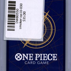 Smoker OP10-030 SR Alt Art, OP10 One Piece trading card - alternate view