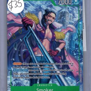 Smoker OP10-030 SR Alt Art, OP10 One Piece trading card