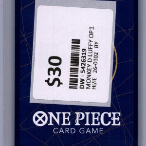 Monkey.D.Luffy OP12-015 SR Alt Art, OP12 One Piece trading card - alternate view