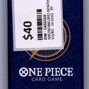 Mr.2.Bon.Kurei(Bentham) OP14-091 SR Alt Art -OP14 One Piece trading card - alternate view