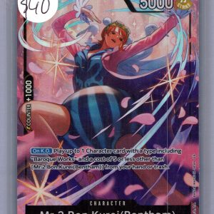 Mr.2.Bon.Kurei(Bentham) OP14-091 SR Alt Art -OP14 One Piece trading card