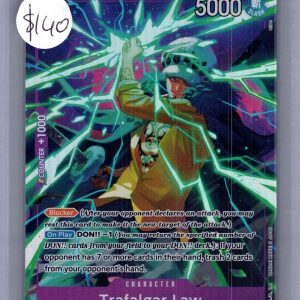 Trafalgar Law ST10-010 SR Alt Art, ST10 One Piece trading card