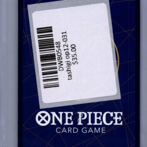 Tashigi OP12-031 R Alt Art, OP12 One Piece trading card - alternate view