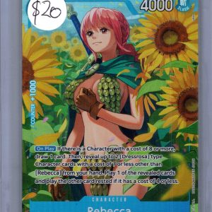 Rebecca OP10-058 SR Alt Art, OP10 One Piece trading card