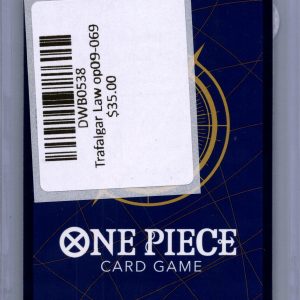 Trafalgar Law OP09-069 R Alt Art, OP09 One Piece trading card - alternate view