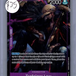 Trafalgar Law OP09-069 R Alt Art, OP09 One Piece trading card