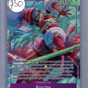 Porche OP07-072 SR Alt Art, OP07 One Piece trading card