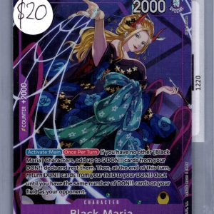 Black Maria OP08-074 SR Alt Art, OP08 One Piece trading card