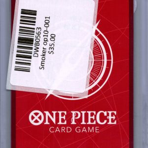 Smoker OP10-001 L Alt Art, OP10 One Piece trading card - alternate view