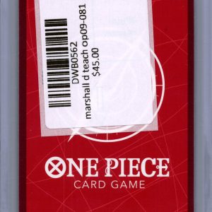 Marshall.D.Teach OP09-081 L Alt Art, OP09 One Piece trading card - alternate view