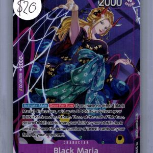 Black Maria OP08-074 SR Alt Art, OP08 One Piece trading card