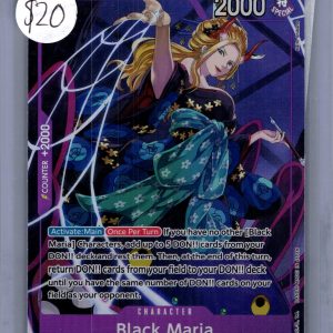 Black Maria OP08-074 SR Alt Art, OP08 One Piece trading card