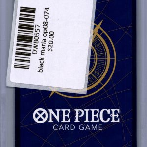 Black Maria OP08-074 SR Alt Art, OP08 One Piece trading card - alternate view