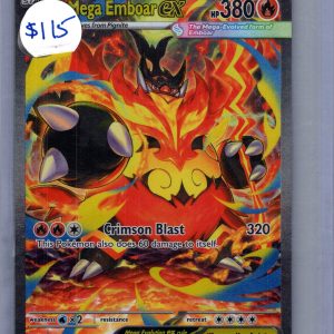 Mega Emboar EX 273/217, Ascended Heroes Pokemon card
