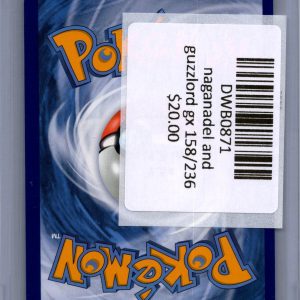Nanganadel and Guzzlord GX 158/236, Cosmic Eclipse Pokemon card - alternate view