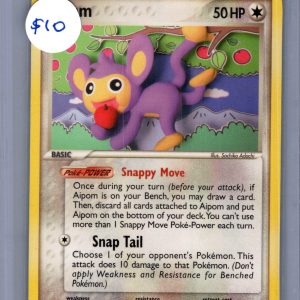 Aipom 34/115, Unseen Forces Pokemon card