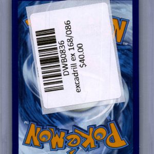 Excadrill EX 168/086, Black Bolt Pokemon card - alternate view