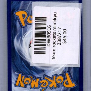 Team Rocket's Mimikyu 238/217, Ascended Heroes Pokemon card - alternate view