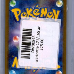 Wartortle 171/165 AR, Japanese Singles Pokemon card - alternate view